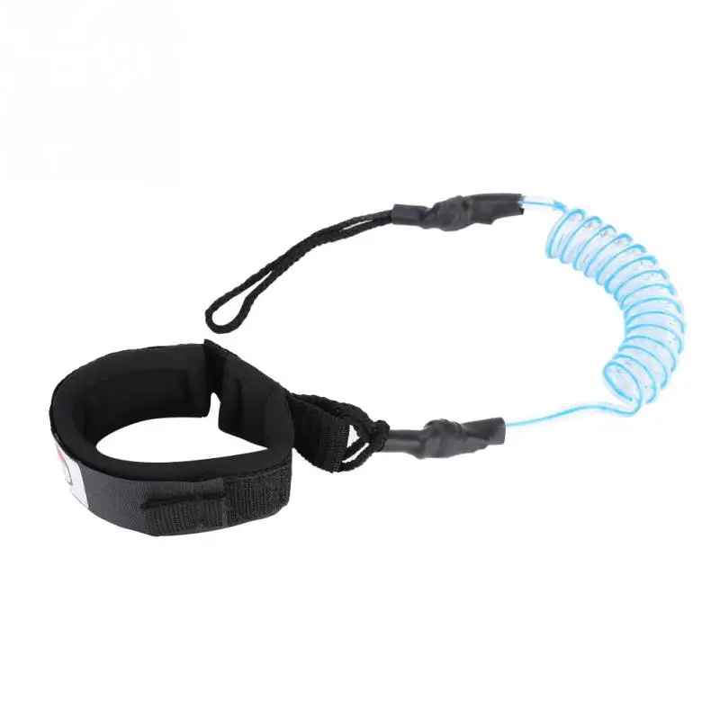 Stand Up Paddle Board 5mm Coiled Spring Leg Foot Rope Surfing Leash for Surfboard