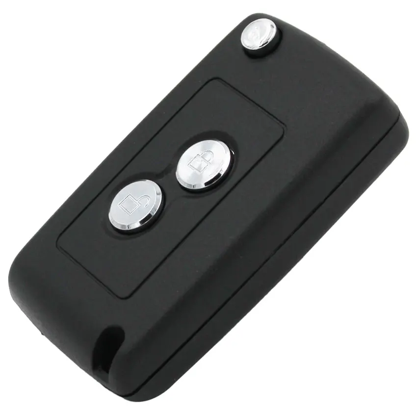 2 кнопки модифицированный складной флип-пульт дистанционного ключа оболочки корпуса Fob лезвие с пазом для Citroen C1 C2 C3 Pluriel C4 C5 C8 Xsara Picasso