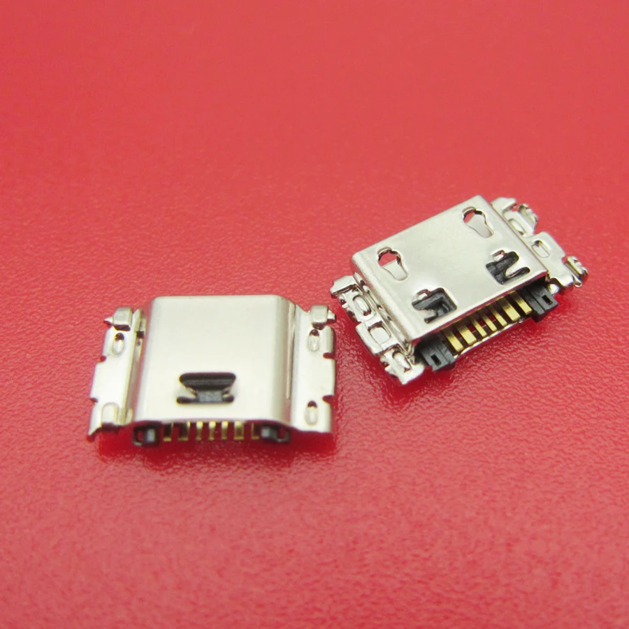 100 шт. 7 контактный разъем Micro USB для зарядки Samsung Galaxy J3 J5 J7 J1 J100 J330 J330F J530 J530F J730