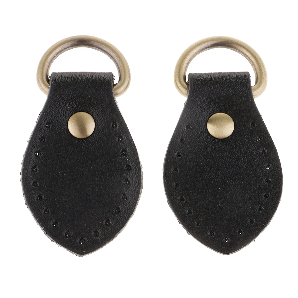 2pcs Sew on Leather Handle Buckles Tabs DIY Shoulder Bag Handbag Replacement