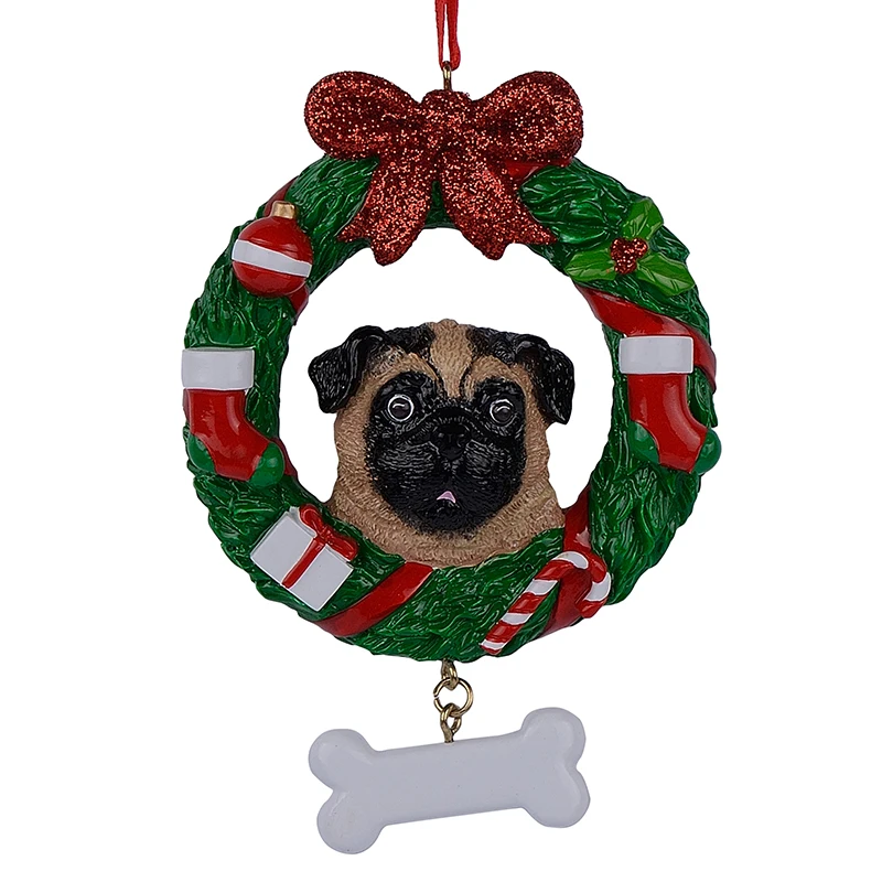 pug christmas decorations www indiepedia org boxer dog christmas tree ornaments