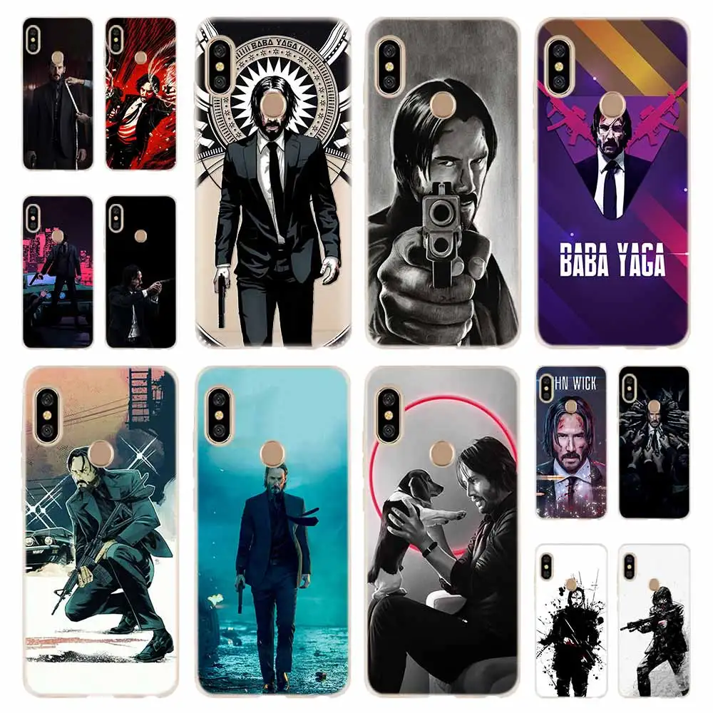 Модный мягкий чехол из ТПУ John Wick для Xiaomi Redmi Note 10 9 8 7 6 5 Pro Max 10S 9S 9T 8T 4G | Мобильные