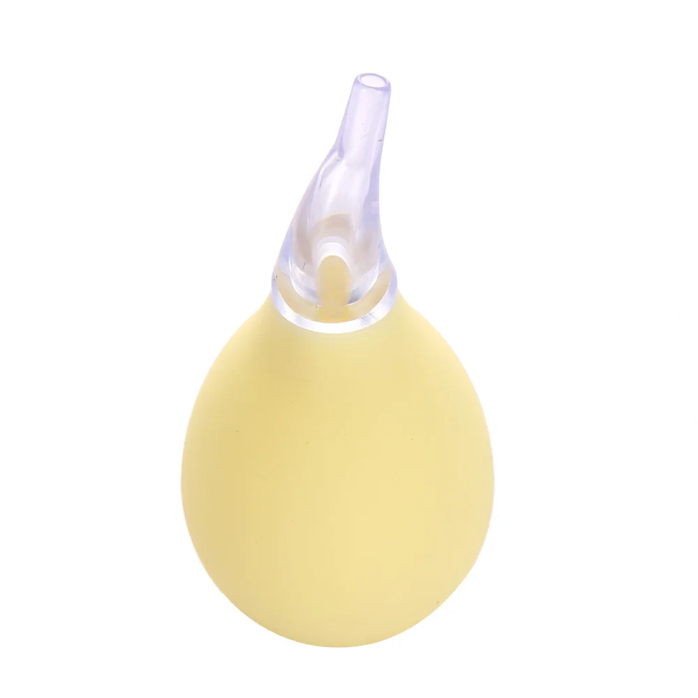 Детский носовой аспиратор для здоровья силиконовый очиститель носа Мягкий Вакуумный Детские носовые аспираторы мягкие вакуумные Аксессуары Реквизит - Цвет: Цвет: желтый