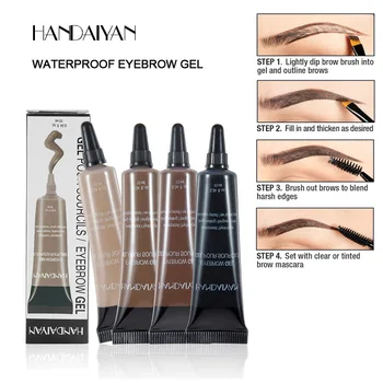 

10ML Eyebrow Dye Cream Henna Gel For Eyebrows Pencil Natural Eyebrow Gel Tint Waterproof Long Lasting Eye Brow Tattoo Pen Makeup