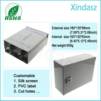 

(XD0407003)180*135*68mm Security Distribution Boxes Regulated Power Supply Box Distributed for CCTV Security Camera