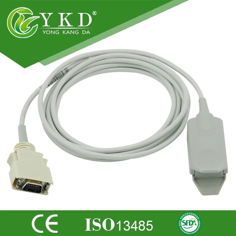 

4PCS/Lot Compatible Masimo LNOP DC5S 1396 Adult SpO2 Sensor Finger Clip Probe Pulse Oximeter Oxygen Sensor,14pin 9ft Cable