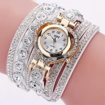 

love Set auger circle Women watches bracelet relogio clocks wristwatches birdatday christmas valentine's day gift