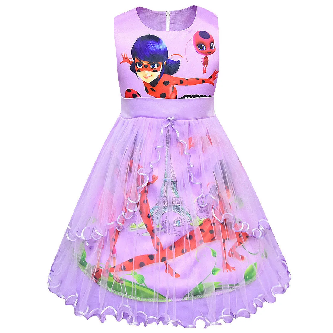 Hot-selling Miraculous Ladybug girls Dress Birthday Party sleeveless girl mesh Princess dresses Summer Casual Children Costume Hot-selling Miraculous Ladybug girls Dress Birthday Party sleeveless girl mesh Princess dresses Summer Casual Children Costume