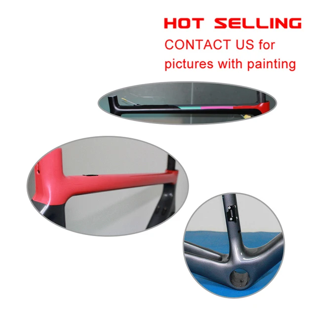 Cheap 2 painting carbon road frame full carbon fiber road bicycle framest  chinese Carbon bike frame 48/51/54/56/58cm