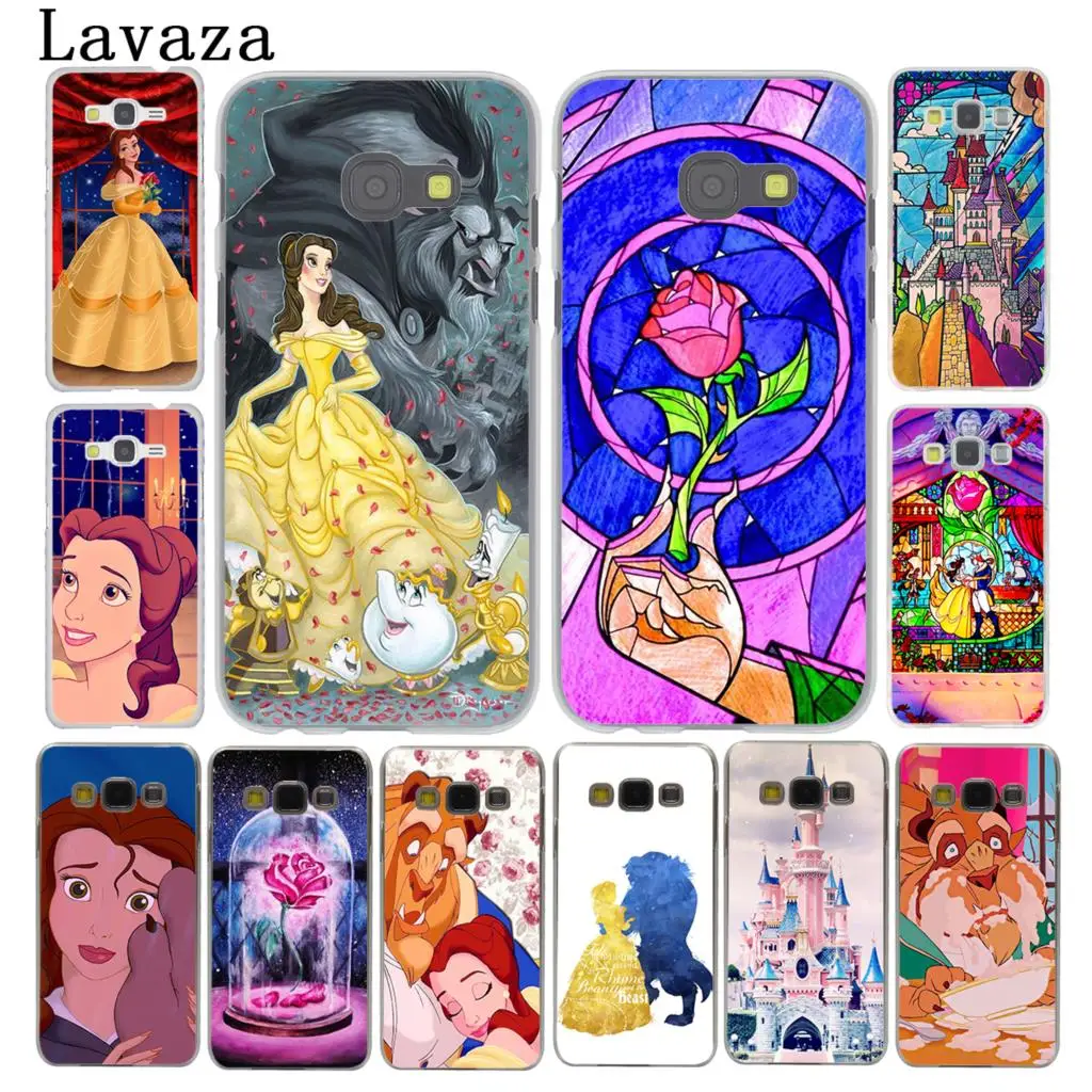 Милый чехол для телефона Lavaza Beauty and the Beast Samsung Galaxy Note 10 9 8 A9 A8 A7 A6 Plus 2018 A3 A5 2017 2016 2015 A2 |