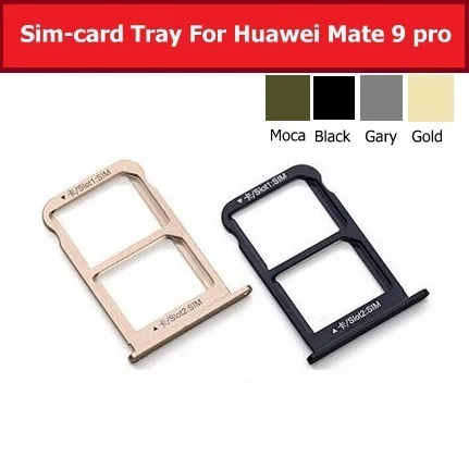 Подлинный лоток для sim карт и Micro SD Huawei Mate 9 Pro LON L29 AL00 AL10 SIM устройство чтения