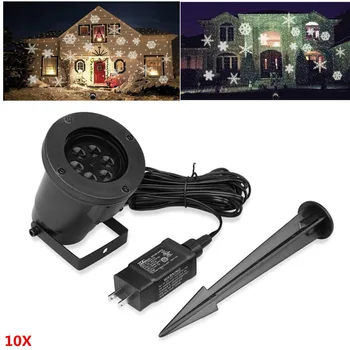 

10X LED RGB waterproof floodlight Night landscape House Decoration Garden Party Wedding Xmas Christmas colorful lights