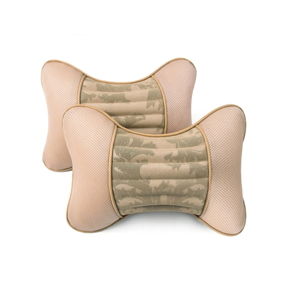 

2pcs Car Headrest Pillow Car-styling Neck Support Cushion Car Headrest Pad Auto Headrest Pillow Universal