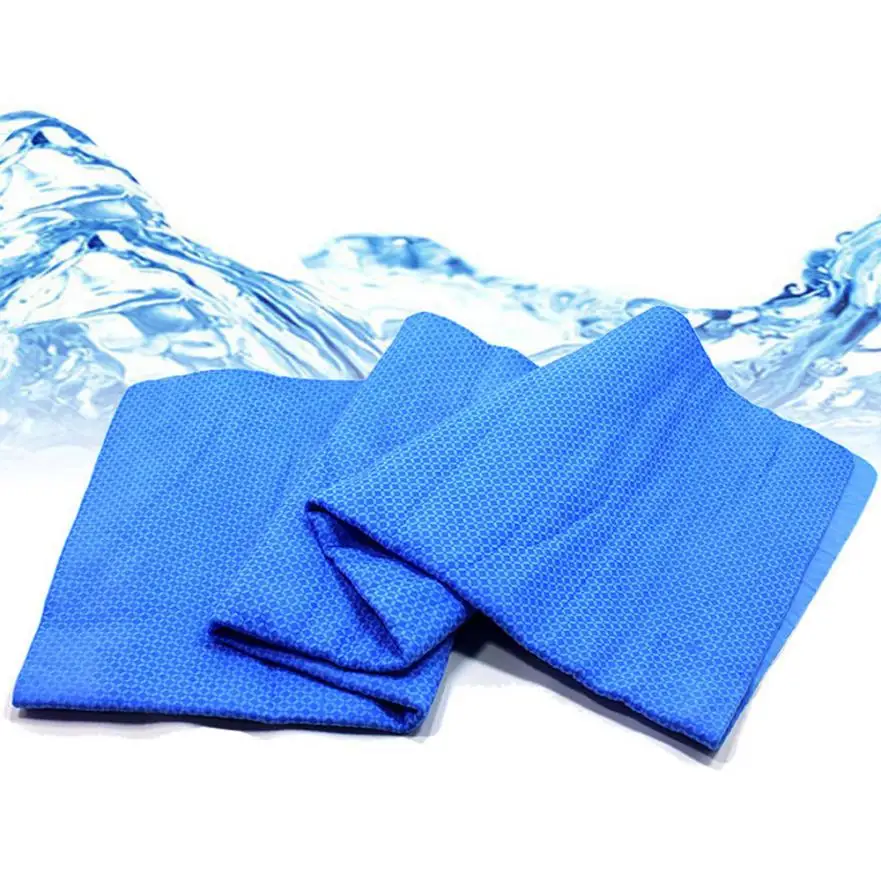 

Splendid 80x17cm PVA Sports Hypothermia Towels Summer Exercise Sweat Ice Cold Towel Quick Dropshipping