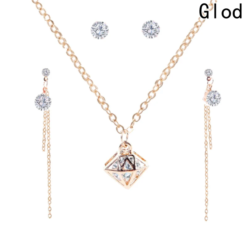 Hot Sale Fashion Jewelry Sets Cubic Zircon Statement