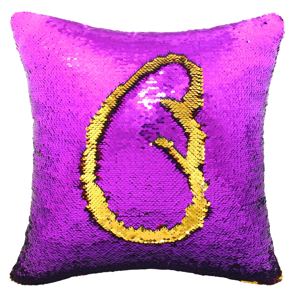 Icosy наволочка для подушки с блестками для дома «русалочка», волшебное изменение цвета, двусторонняя наволочка, праздничный подарок, из США - Цвет: color 28