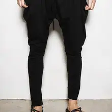 27-39 Горячая Sping Новая мужская мода низкий конус Досуг Гарун брюки