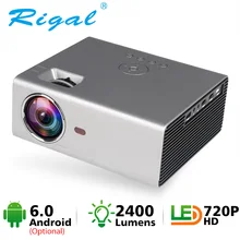 Rigal Mini LED Projector RD825 Native1280 x 720P Android 6 Ondersteuning HD1080P Draagbare 3D TV Home Theater WIFI Bluetooth projetor(China)
