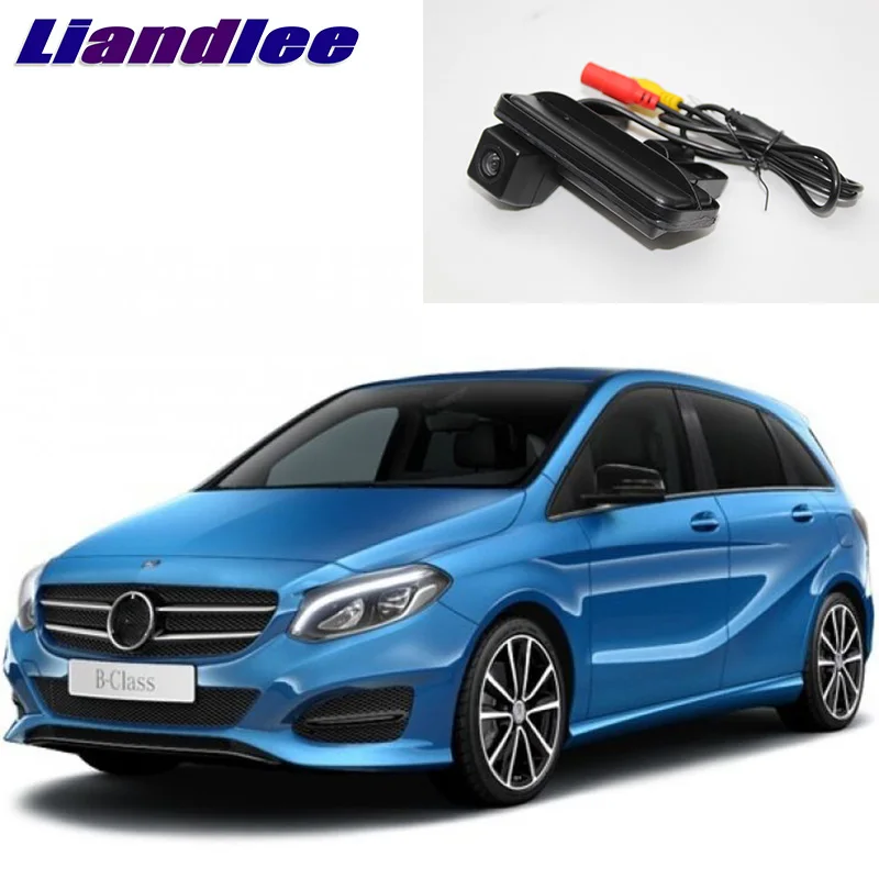 LiandLee Автомобильная камера заднего вида с ручкой багажника для Mercedes Benz B Class MB W246 B180