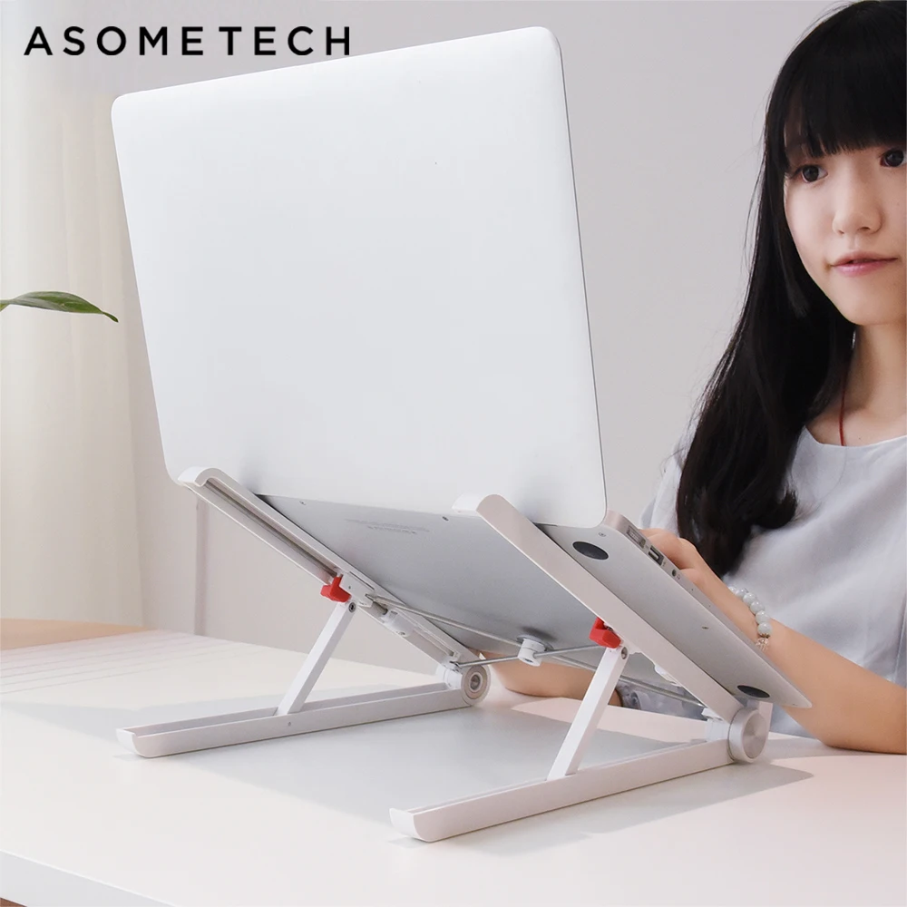  Adjustable fold Laptop Stand For Macbook Pro Air Stand Desk Notebook Support Lifting Radiating Port