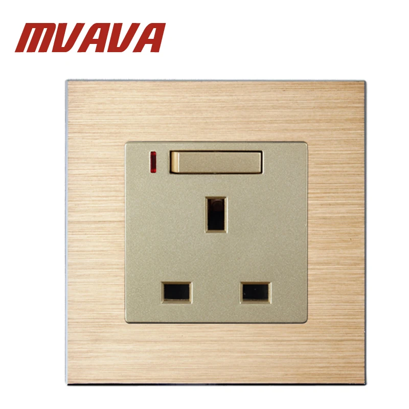 Mvava 86 90mm Satin Aluminium Series Uk Style Standard Wall