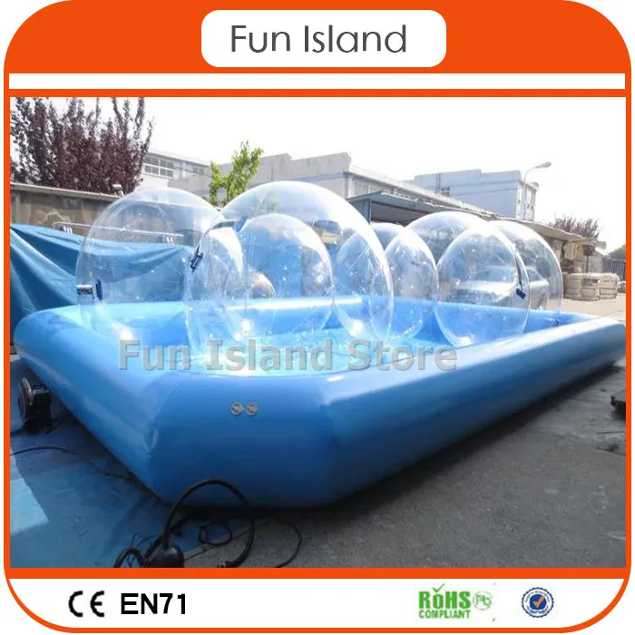 

High Quality Inflatable Adult Rectangular Swimming Pool For Water Balls,Inflatable Swimming Pool 10X10M