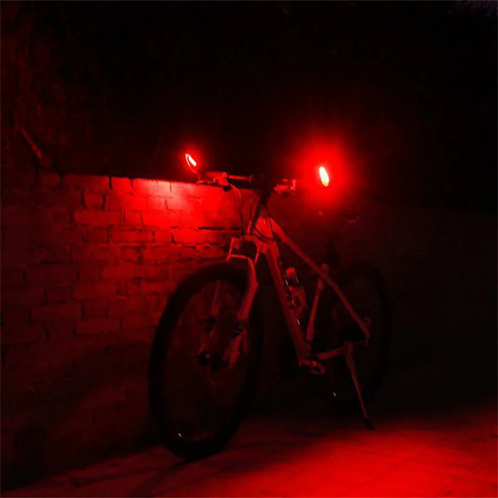 Cheap USB Chargeable Bicycle Lights Bike Vice Light for Bike Wheel Handlebar Intelligent Anti-theft/Treble Electric Horn Warning Light 5