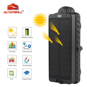

Solar Tracker Kit TK10SSE 10000mAh Waterproof IPX7 Magnetic GPS Tracker Car Drop Alarm Geofence SOS Rastreador GPS FREE Web APP