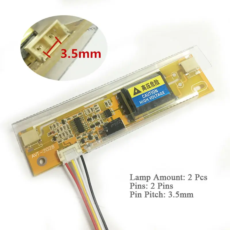 

2 Lamp General inverter board Universal high pressure plate inverter dual lamp For LCD Screen/Panel/Monitor 3.5mm Pin Pitch