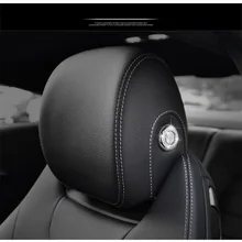 Пара Кристалл подголовник кнопки литьевая крышка кольцо планки для Benz аксессуары GLC X253