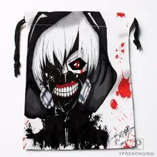 Custom Tokyo Ghoul Drawstring Bags Travel Storage Mini Pouch Swim Hiking Toy Bag Size 18x22cm#0412-11-110