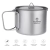 TOMSHOO 900ML Titanium Pot Portable Titanium Water Mug Cup with Lid and Foldable Handle for Outdoor Camping Cooking Picnic ► Photo 3/6