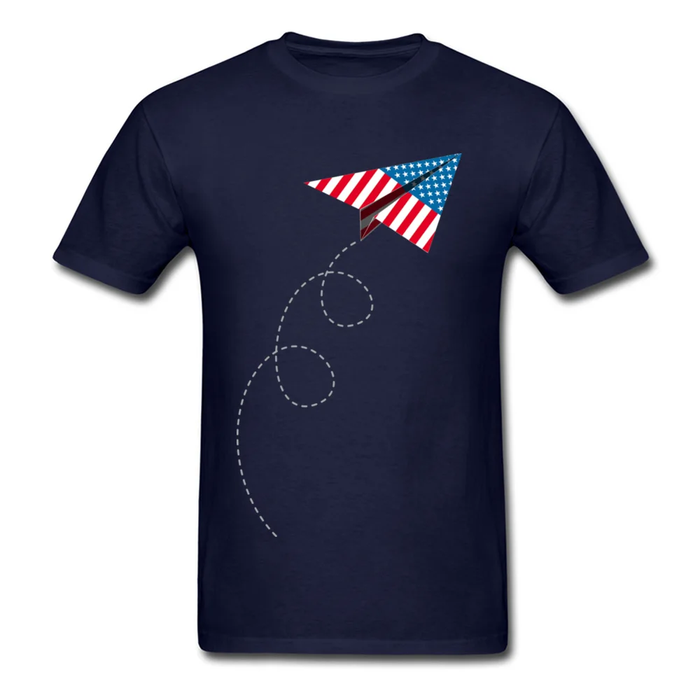 American Plane Autumn 100% Cotton O-Neck Tops Shirt Short Sleeve comfortable Clothing Shirt Prevalent Printed On T-shirts American Plane navy