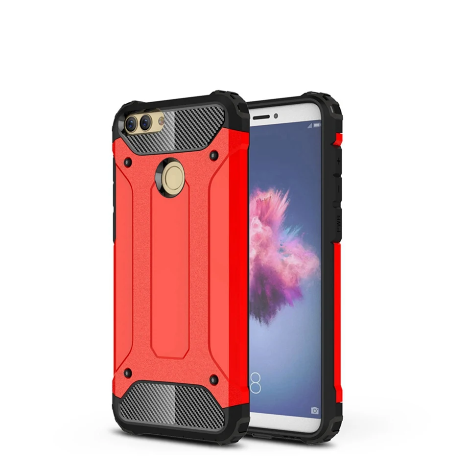 Reaoom for Huawei P Smart Case Heavy Protection Armor Shockproof Silicone Phone Cases Coque for Huawei Enjoy 7S Back Cover Funda (12)