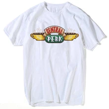 Для мужчин s футболка центральный Перк индивидуальный заказ кофе orror друзья Pennywise короткий рукав мужчин футболка цифровой печати как вы doin