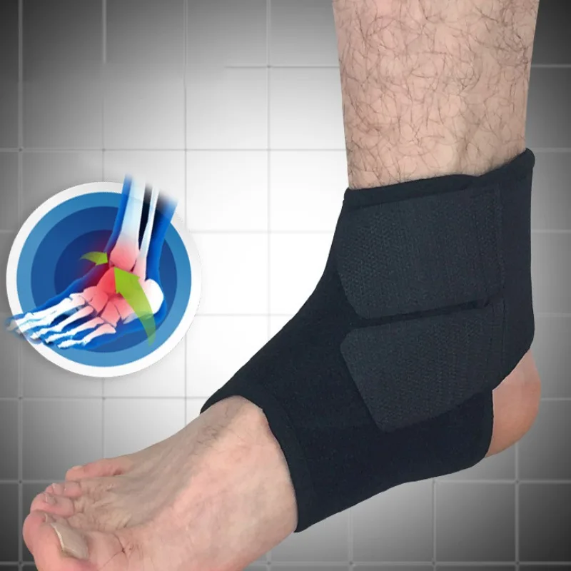 

1PC Black Ankle Protector Sports Ankle Support Elastic Ankle Brace Guard Foot Support Sports Gear