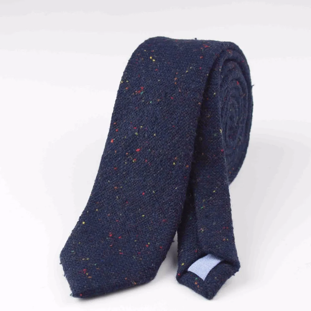 Европейский мужской шерстяной галстук, узкий Вязаный Галстук в горошек, повседневный клетчатый галстук-бабочка, английский галстук, ширина 6 см