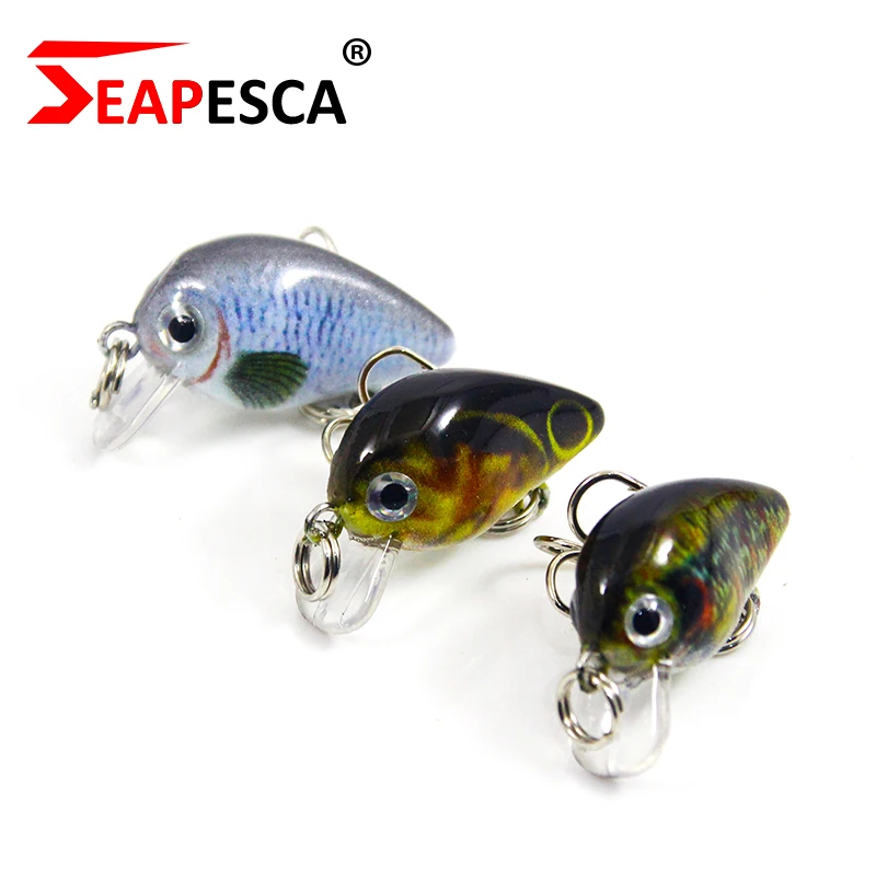 SEAPESCA 1 шт. мини сумашедшая рыбалка приманка 3D лазерные глаза Карп Рыболовный