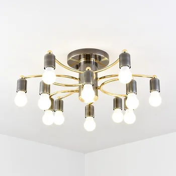 

led Pendant Lamp Ceiling iron Chandelier hanging Light For home Living Room bedroom Restaurant Bar Decorative Indoor LED Lights