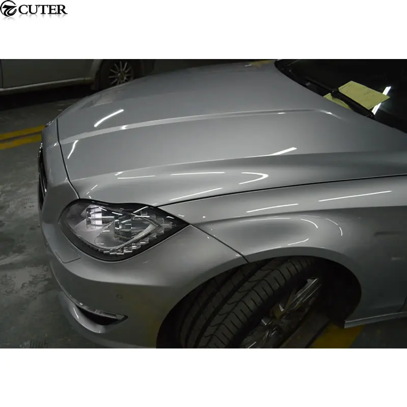 W218 CLS AMG стиль комплект кузова ПУ Неокрашенный фронт бампер задний диффузор капот двигателя для Mercedes Benz W218 CLS350 AMG 10-13