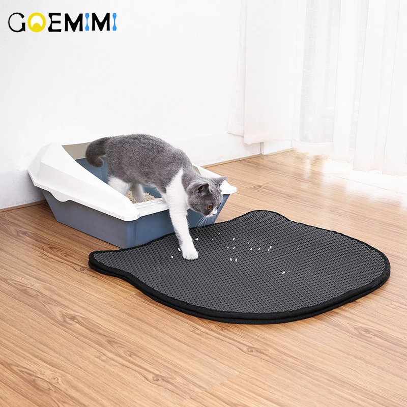 

Cat Litter Cat Stretch Matte Double-Layer EVA Rug Matte Bottom-Layer gatos camas para gatos Cat Supplies Cat Beds & Mats