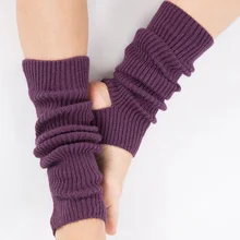 Лидер продаж, женские носки для йоги, гимнастики, фитнеса, танцев, женская повседневная одежда, упражнения, сохраняющие тепло, для латинских танцев, длинная трикотажная одежда