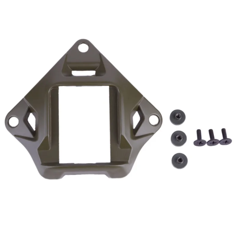 

Hot Helmet Mount Multi Functional Low Carbon Steel Protective Device Adapter Base FAST Helmets Outdoor Tools