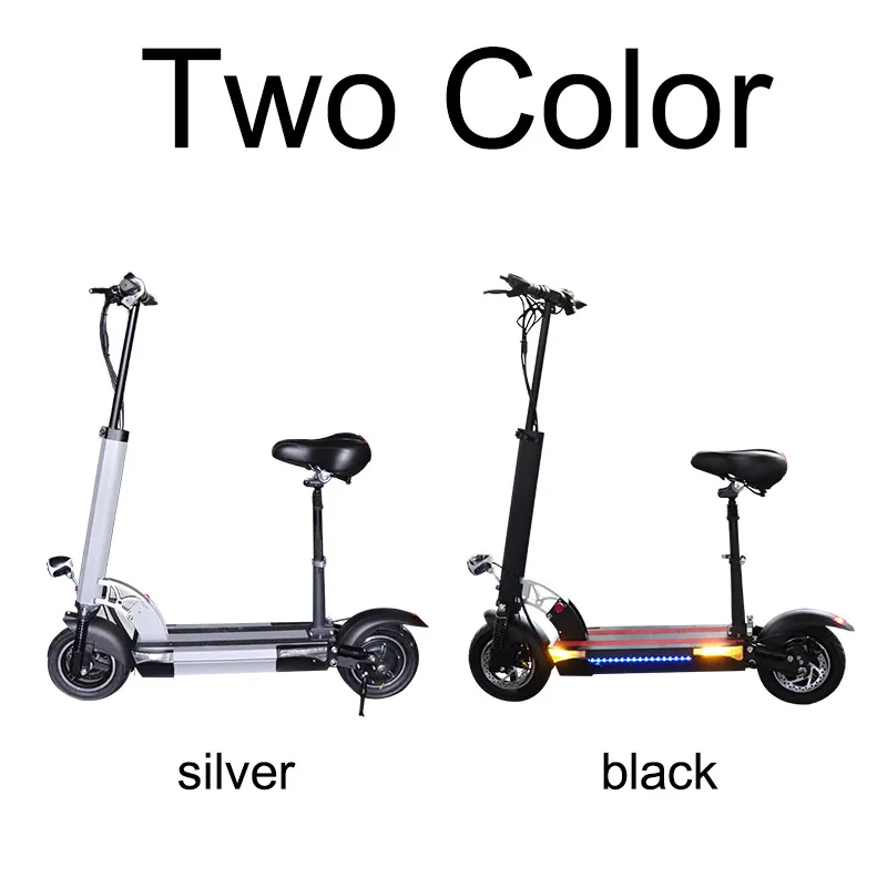 48v500w Scooter eléctrico más de 100 km de Longboard potente bicicleta eléctrica plegable adulto hoverboad e scooter con asiento