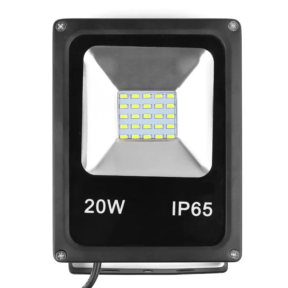 Светодиодный прожекторы 10 W 20 W 30 W 50 W DC12V/24 V SMD 5730 отражатель IP65 наружные прожекторы AC110V 220 V сад лампы