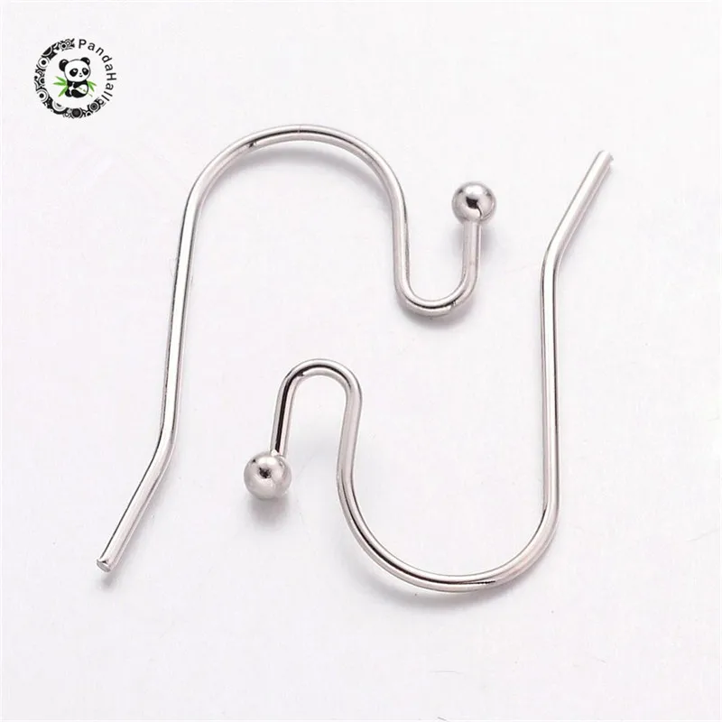 Platinum-Color-Brass-Hook-Earwire-Lead-Free-Cadmium-Free-Nickel-Free-about-11mm-wide-22mm-long