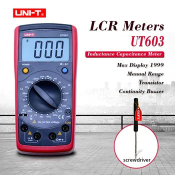 

UNI-T UT603 Modern Resistance Inductance Capacitance Meters Testers LCR Meter Capacitors Ohmmeter w/hFE Test