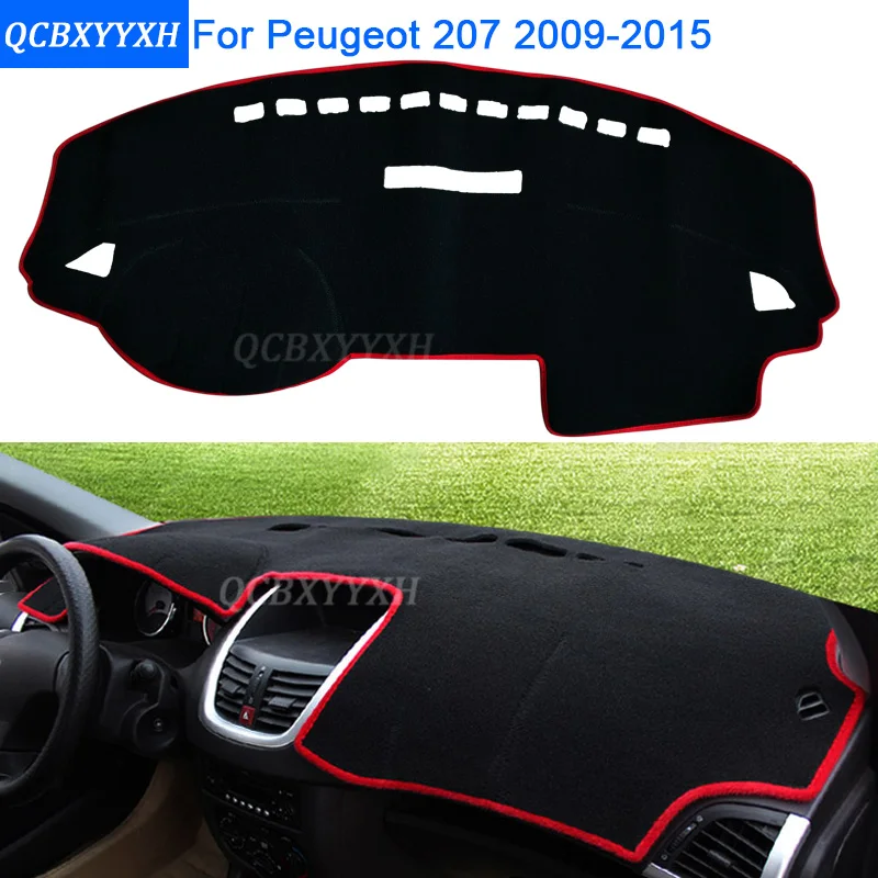 

Car Styling Dashboard Avoid Light Pad Protective Mat Photophobism Pad Interior Carpet For Peugeot 207 2009-2015 Auto Accessories