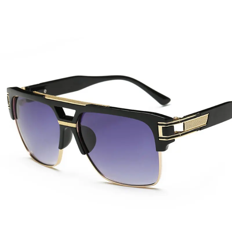 flat top rimless sunglasses