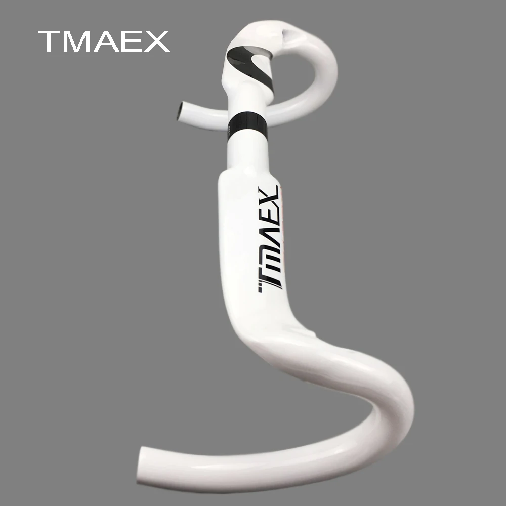 Руль TMAEX из углеродного волокна для велосипеда руль запчасти дорожного белая